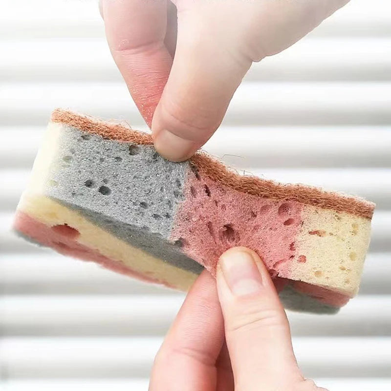 Wood Pulp And Cotton Dishwashing Sponges