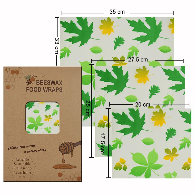 Eco-Friendly Reusable Beeswax Food Wraps