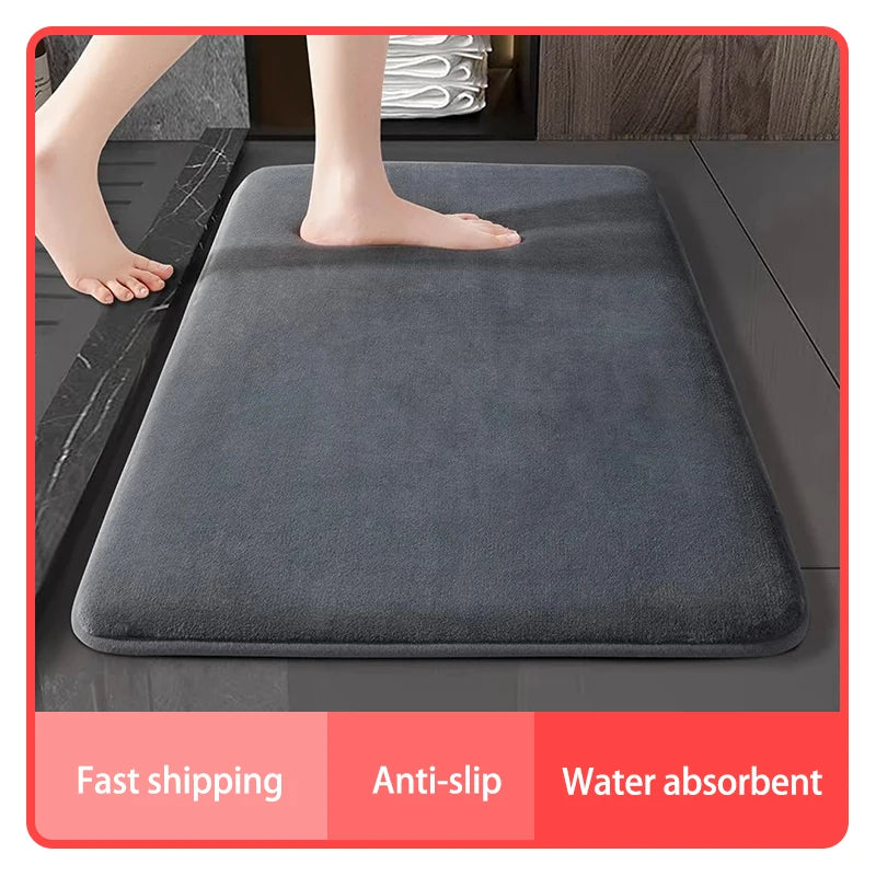 Super Absorbent Anti-Slip Bathroom Floor Mat