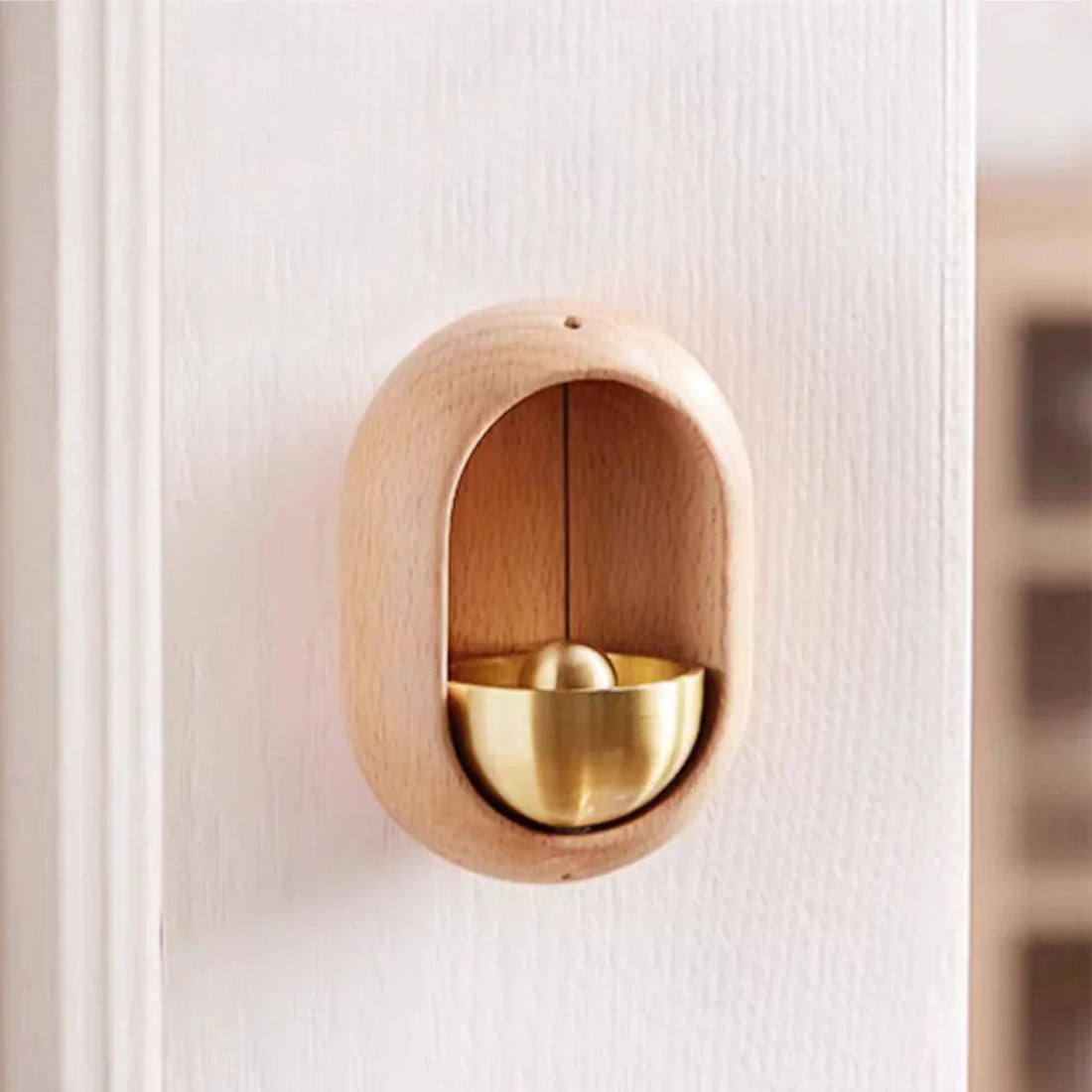 Wooden Wind Chimes Wireless Doorbell