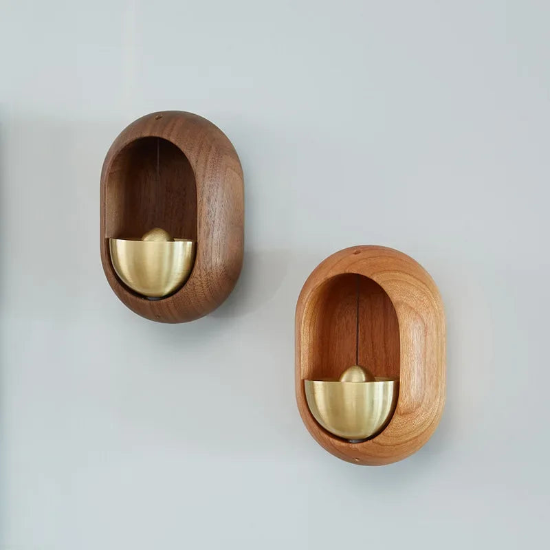 Wooden Wind Chimes Wireless Doorbell