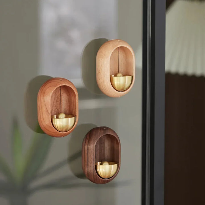 Wooden Wind Chimes Wireless Doorbell