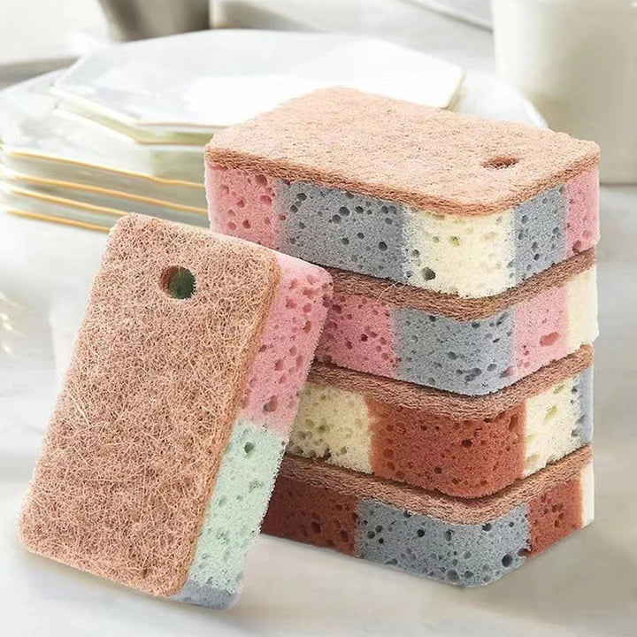 Wood Pulp And Cotton Dishwashing Sponges