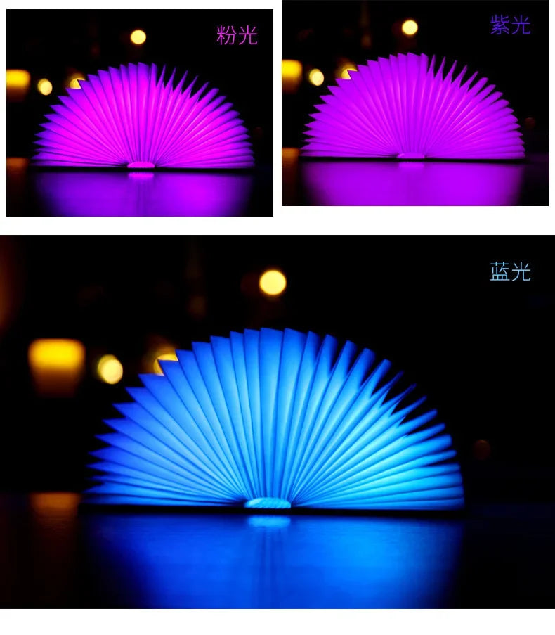 3D Foldable LED Book Light