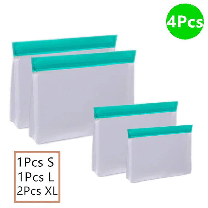Reusable Silicone Food Storage Bags