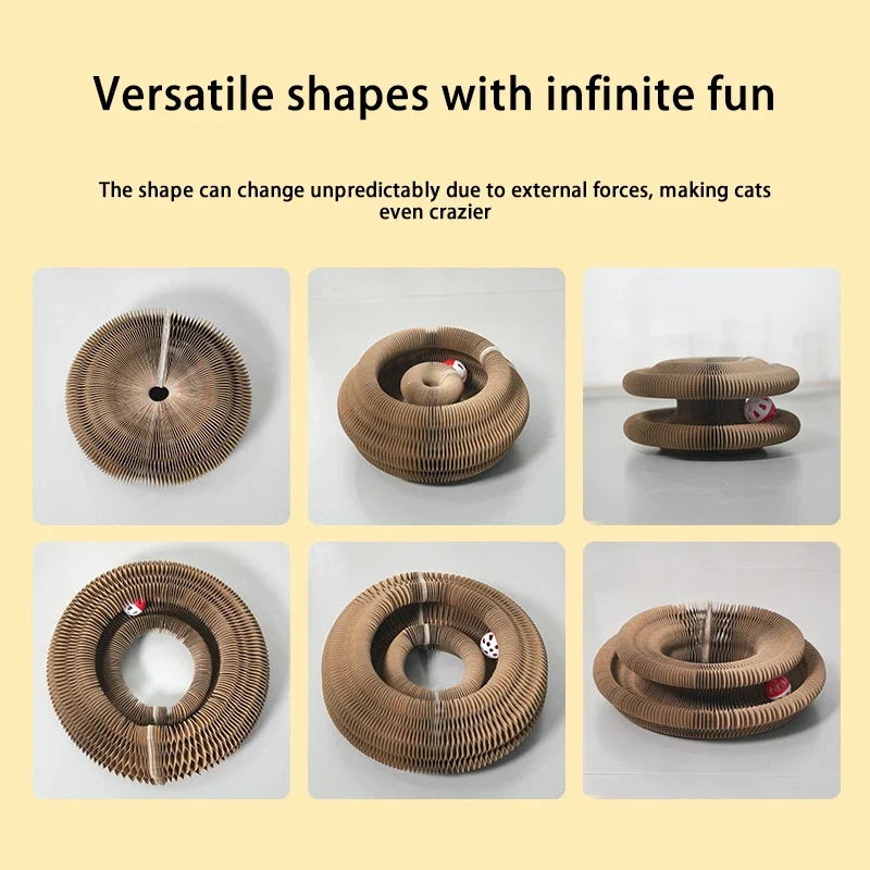 Transformable Cat Scratcher Toy