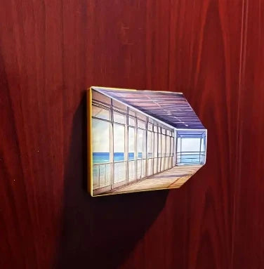 3D Vision Wooden Wall Lamp Light