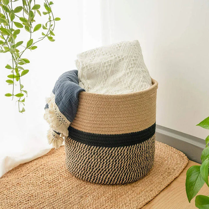 Handmade Cotton Rope Storage Basket