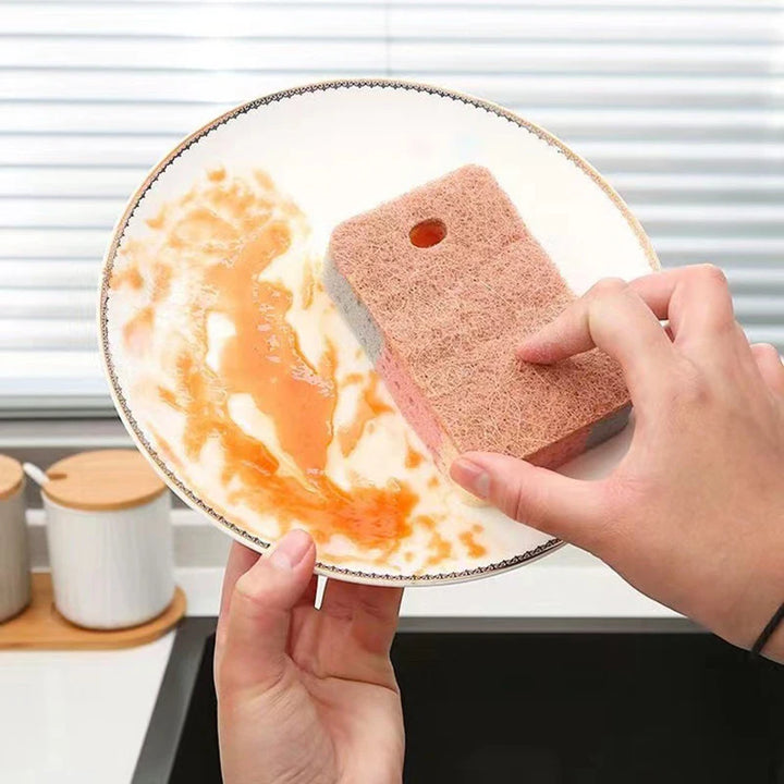 Wood Pulp And Cotton Dishwashing Sponges