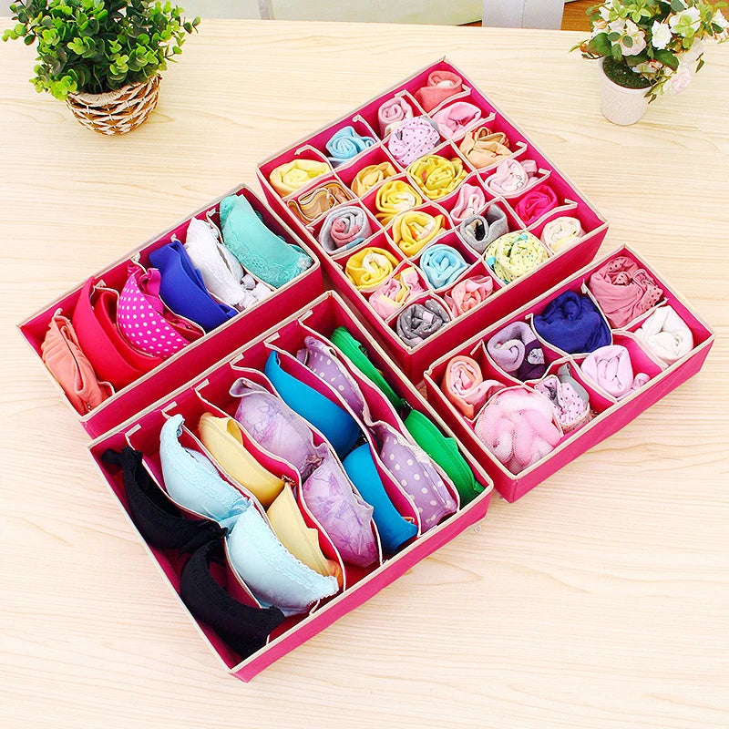 Foldable Undergarments & Socks Drawer Organizer
