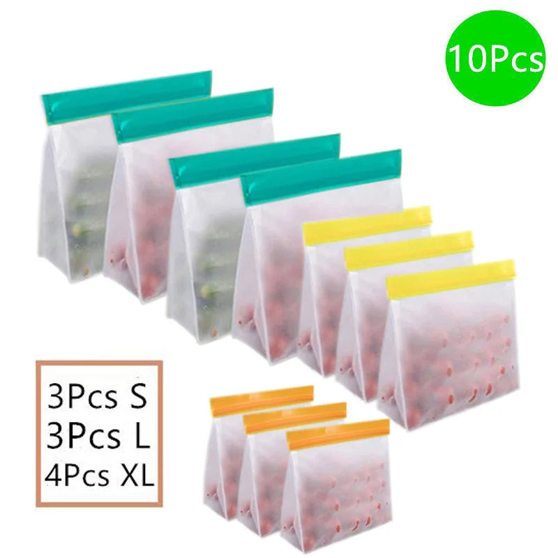 Reusable Silicone Food Storage Bags