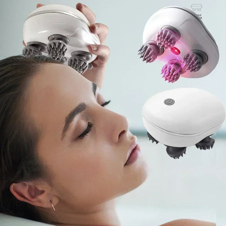 Electric Scalp Massager with Red Light