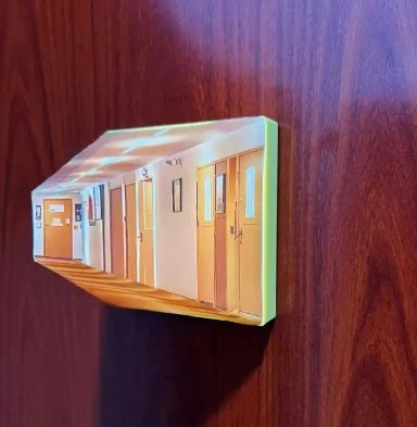3D Vision Wooden Wall Lamp Light