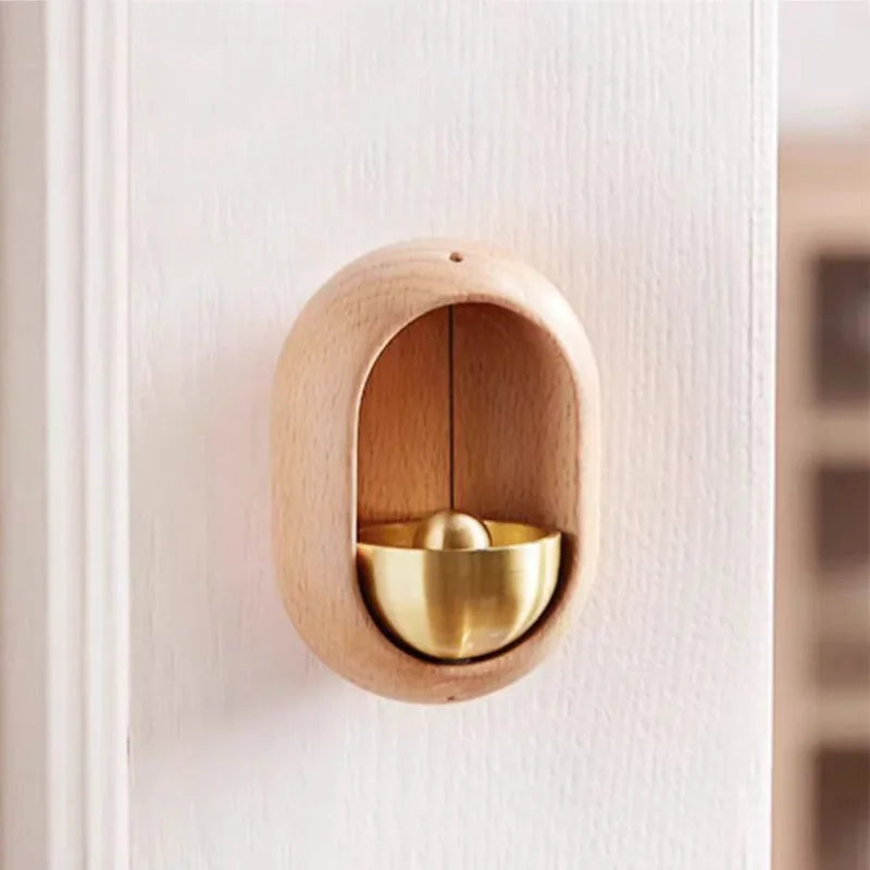 Wooden Wind Chimes Wireless Doorbell