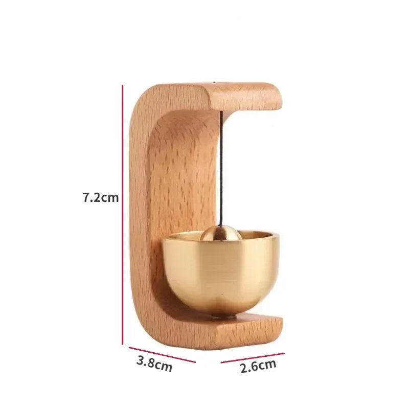 Wooden Wind Chimes Wireless Doorbell
