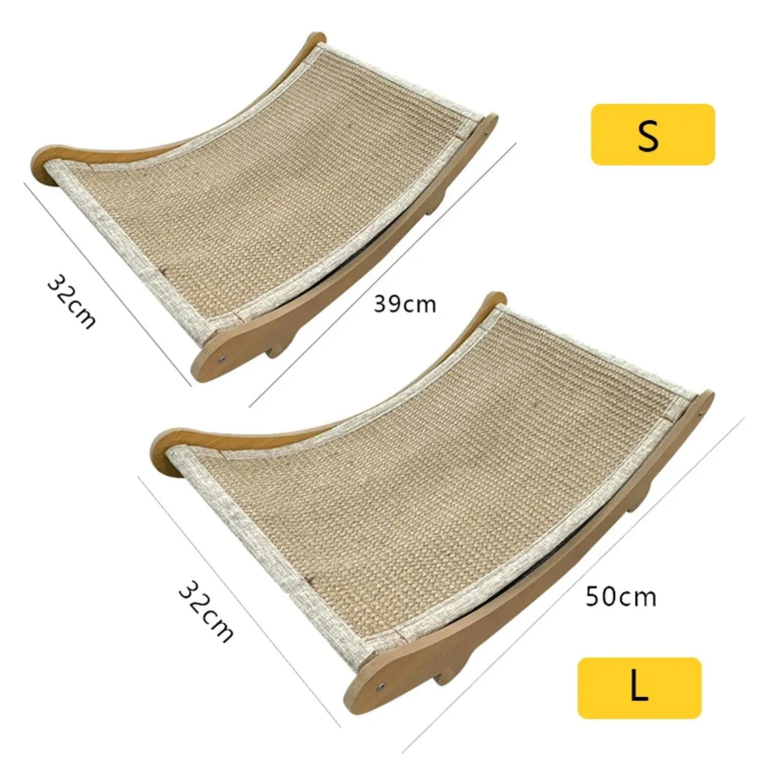 Wooden Cat Scratcher & Bed