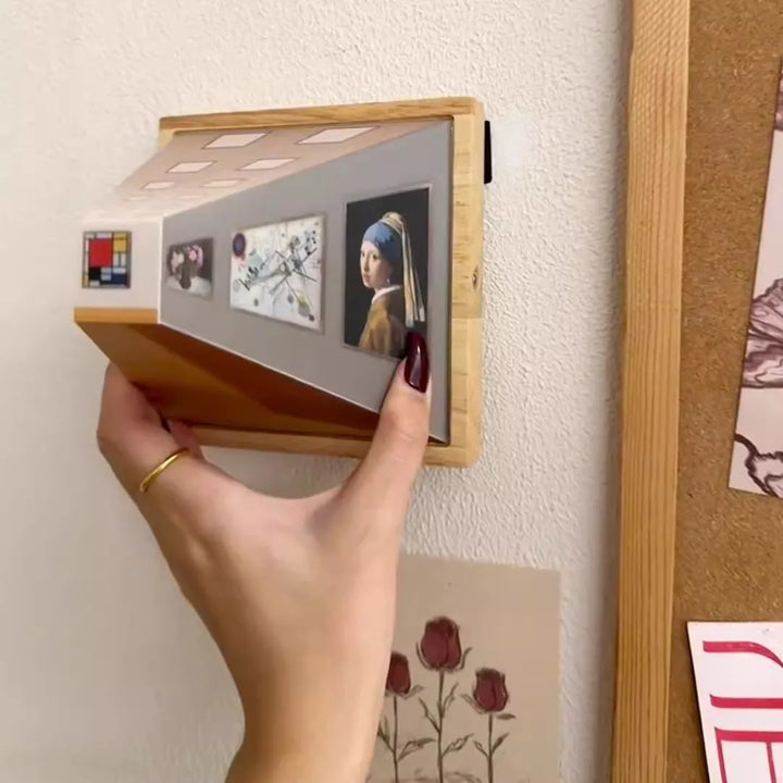 3D Vision Wooden Wall Lamp Light
