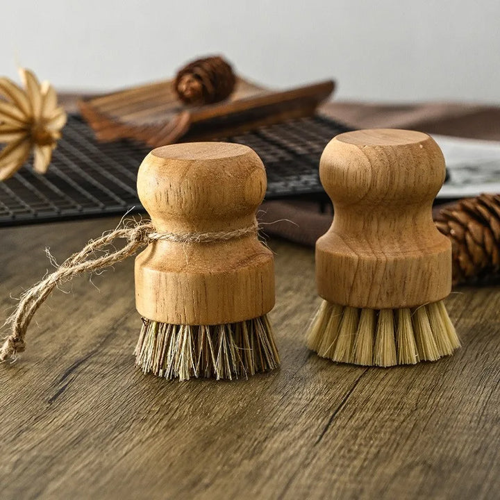Wooden Handle Kitchen Dish Brush