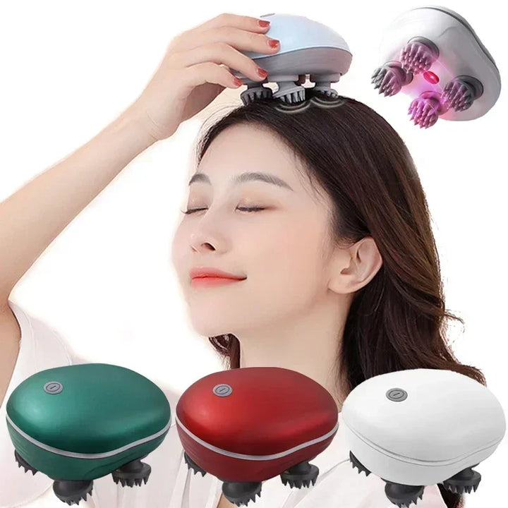 Electric Scalp Massager with Red Light