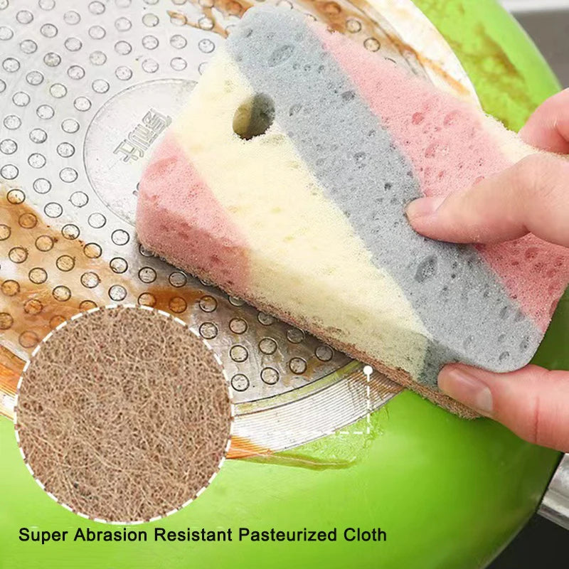 Wood Pulp And Cotton Dishwashing Sponges