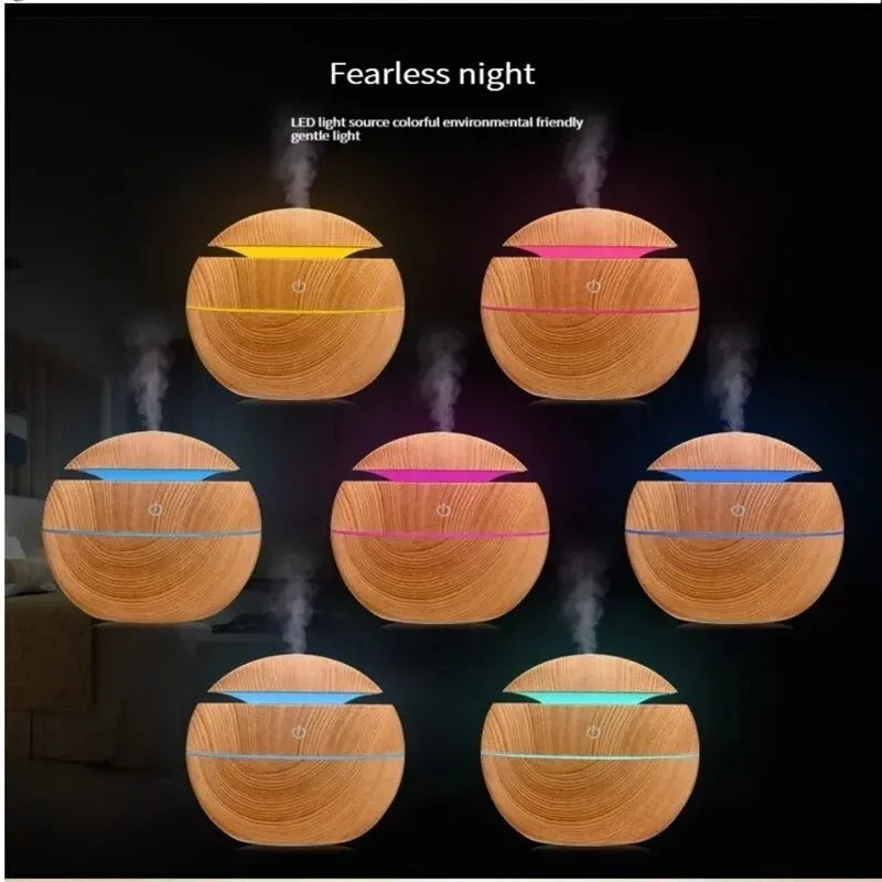 Wood Grain USB Aroma Diffuser
