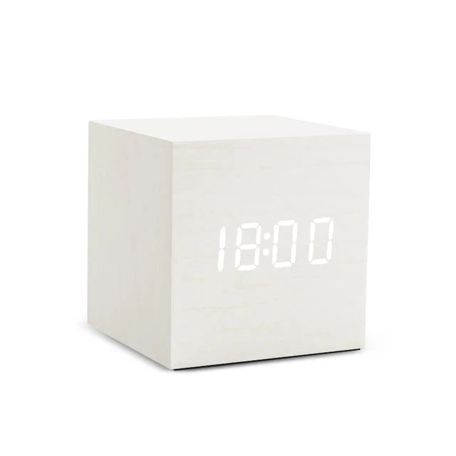 Wooden Led Alarm Clock