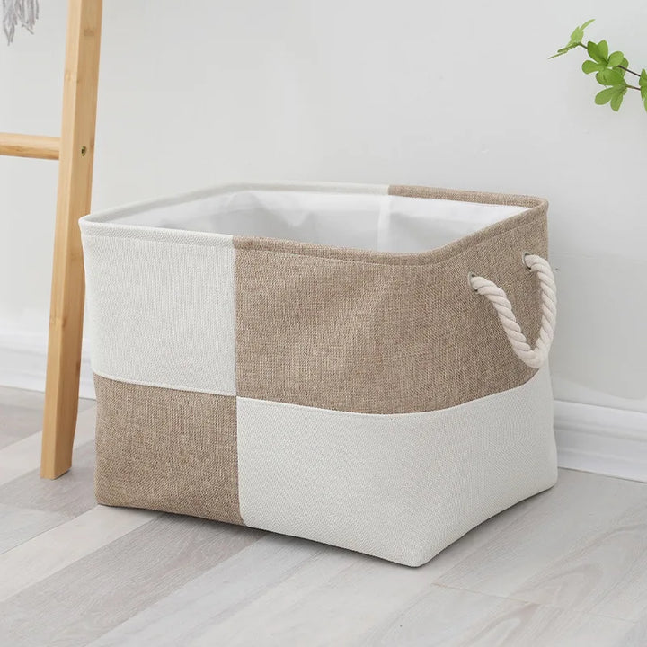 Folding Linen Storage Basket