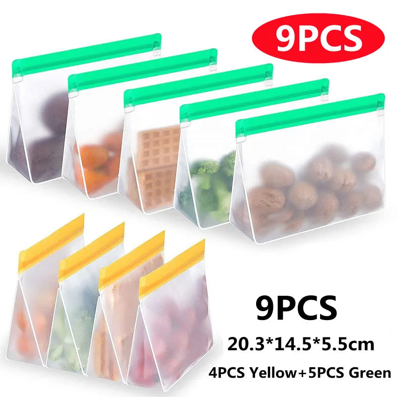 Reusable Silicone Food Storage Bags