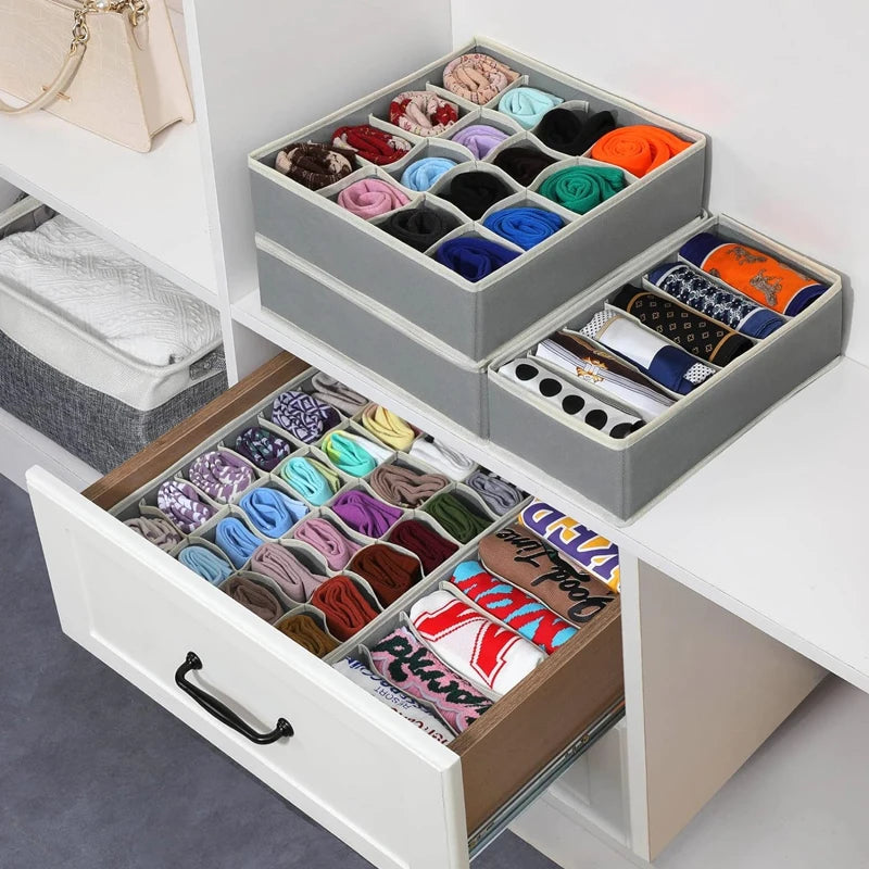 Foldable Undergarments & Socks Drawer Organizer