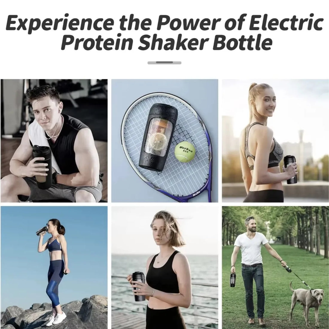 Portable Protein Shaker Cup