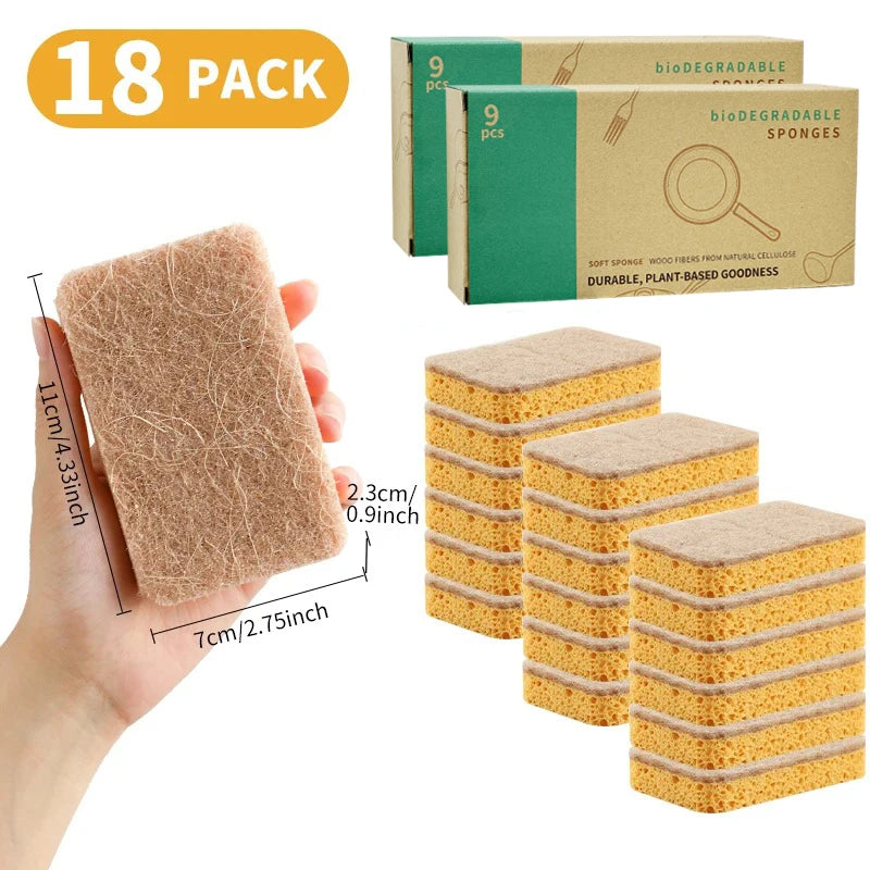 Eco-Friendly Sisal & Cotton Kitchen Sponge