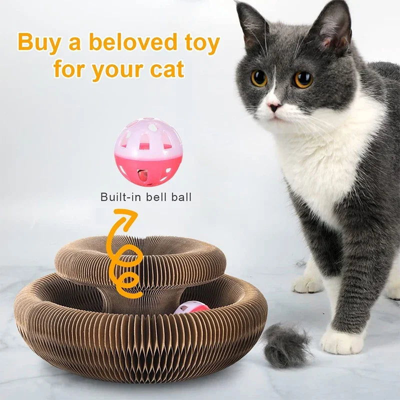 Transformable Cat Scratcher Toy