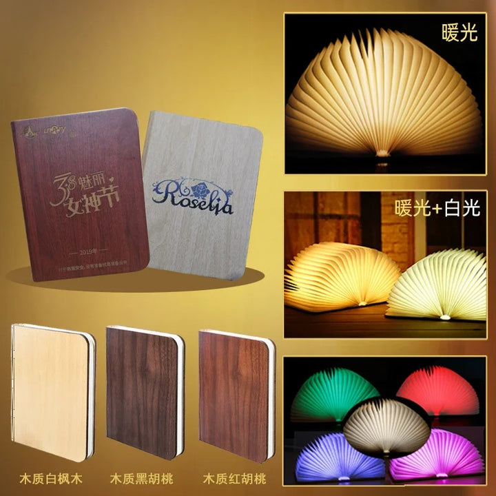 3D Foldable LED Book Light