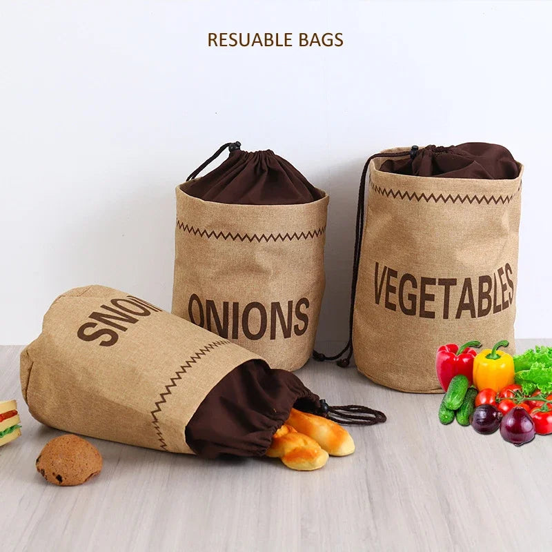 Kitchen Storage Jute Bags