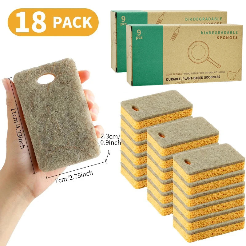 Eco-Friendly Sisal & Cotton Kitchen Sponge