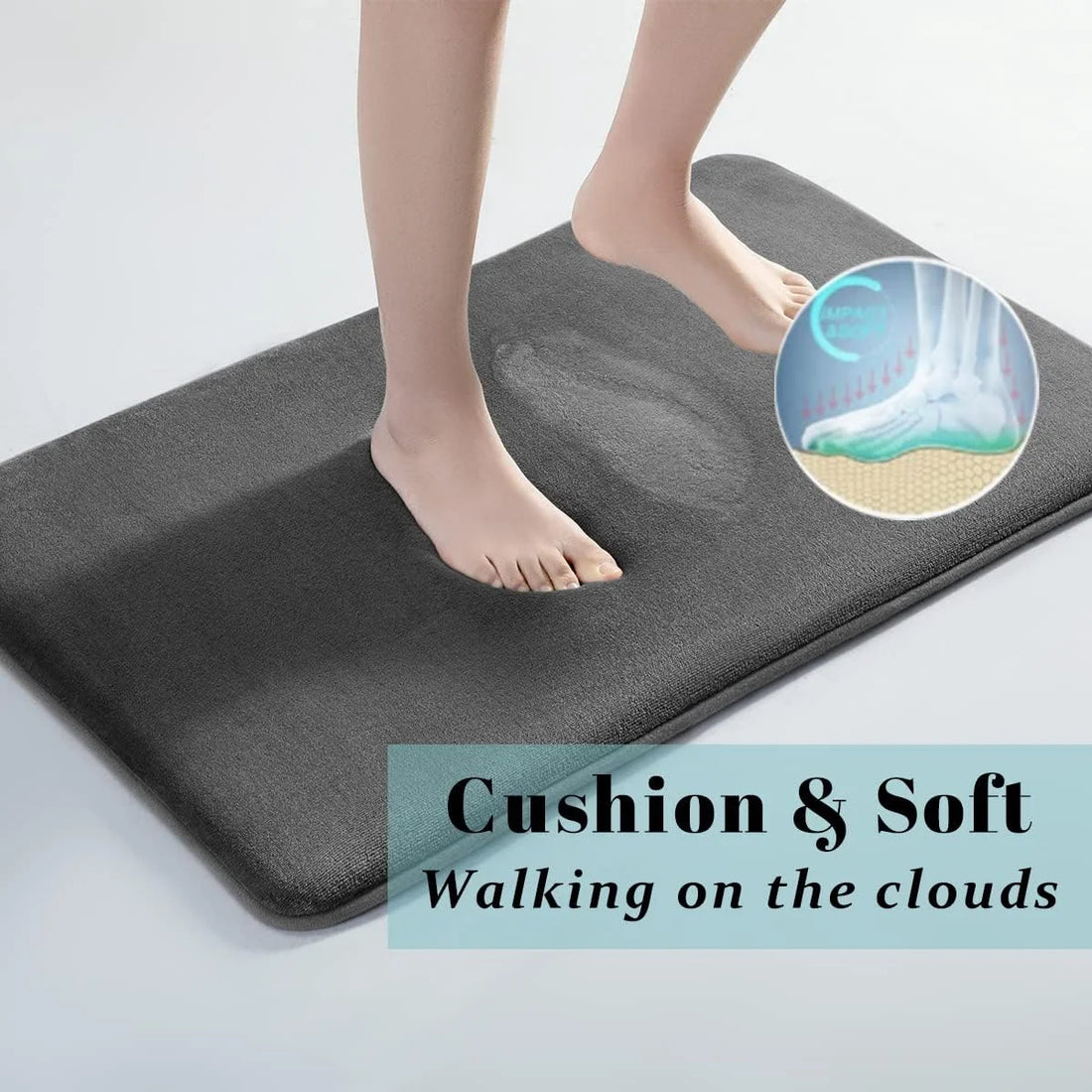 Super Absorbent Anti-Slip Bathroom Floor Mat
