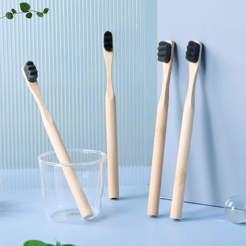 Bamboo Toothbrush Soft Bristles Biodegradable